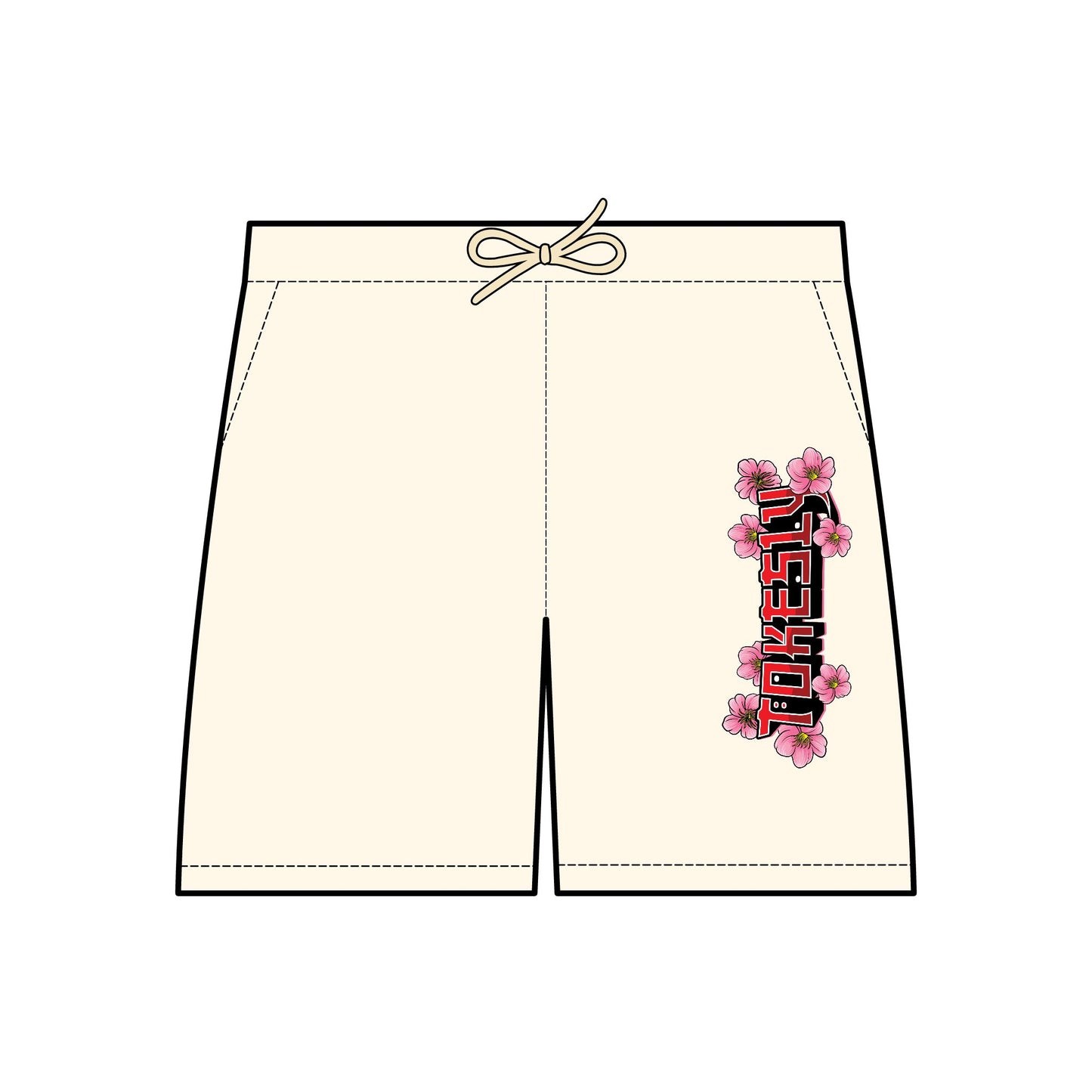 Sakura Fleece Shorts