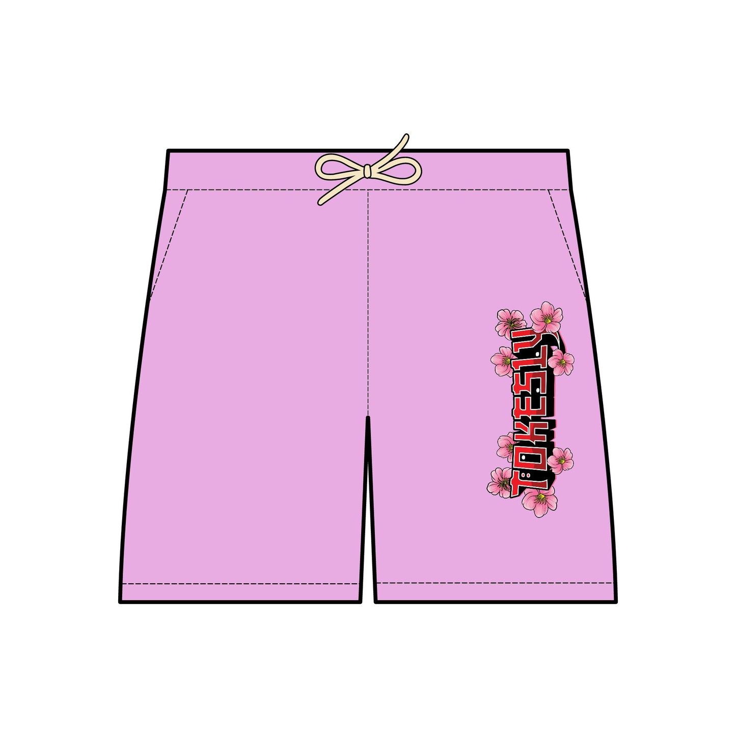 Sakura Fleece Shorts