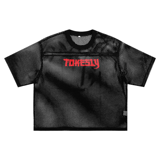 See-through Boxy Net T-Shirt